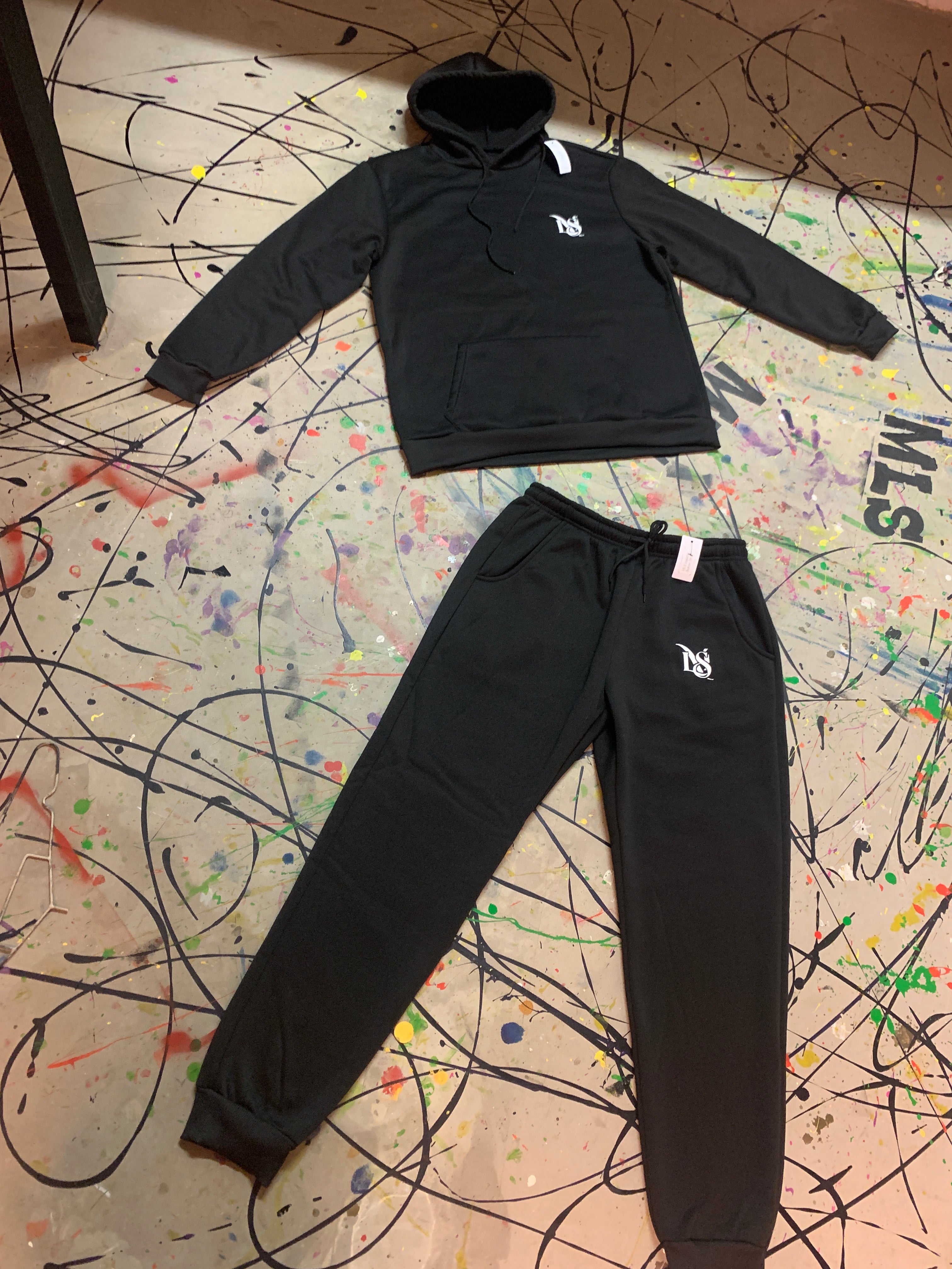Joggingsæt MLS i sort