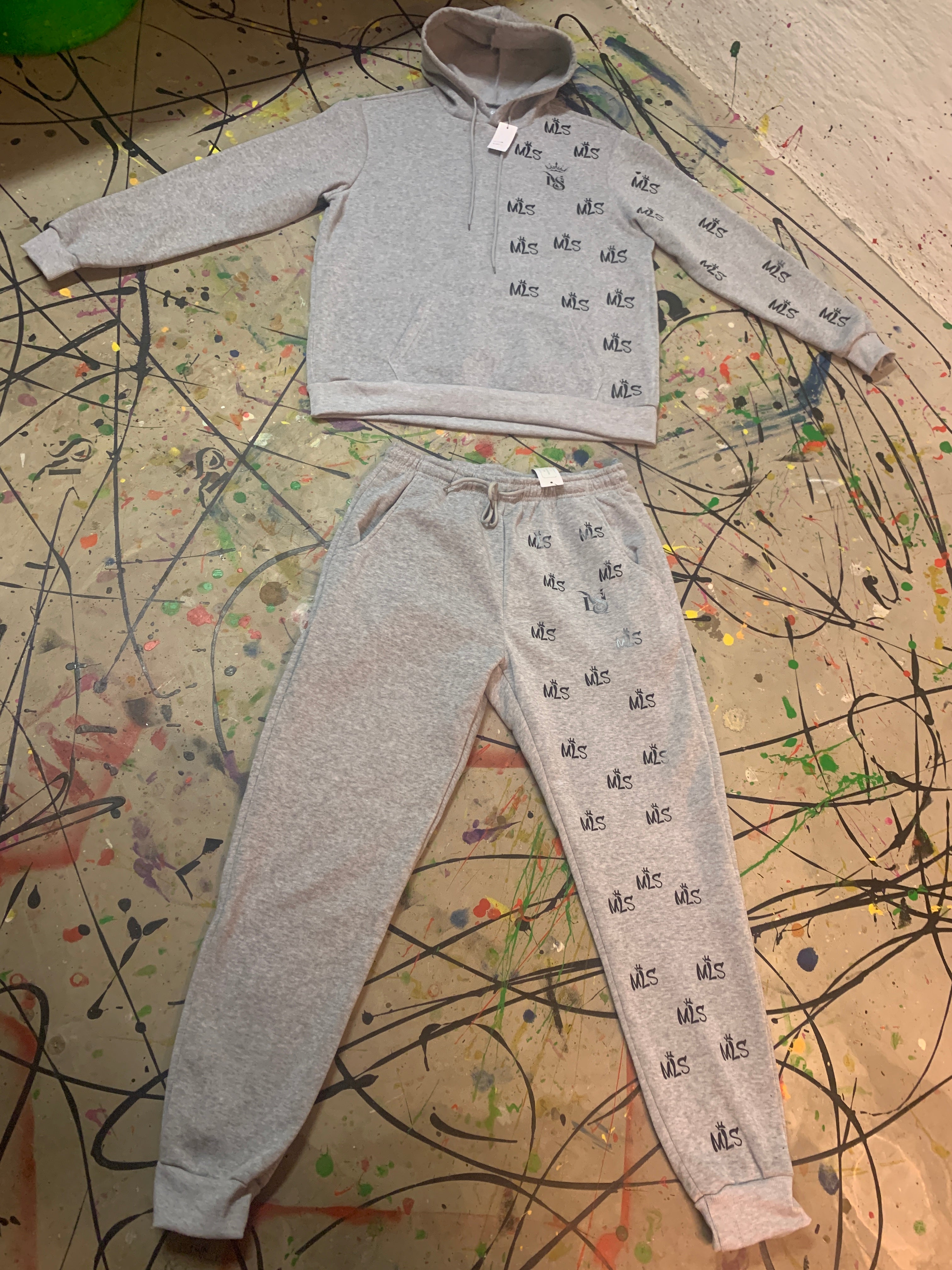 Joggingsæt MLS i lysgrå