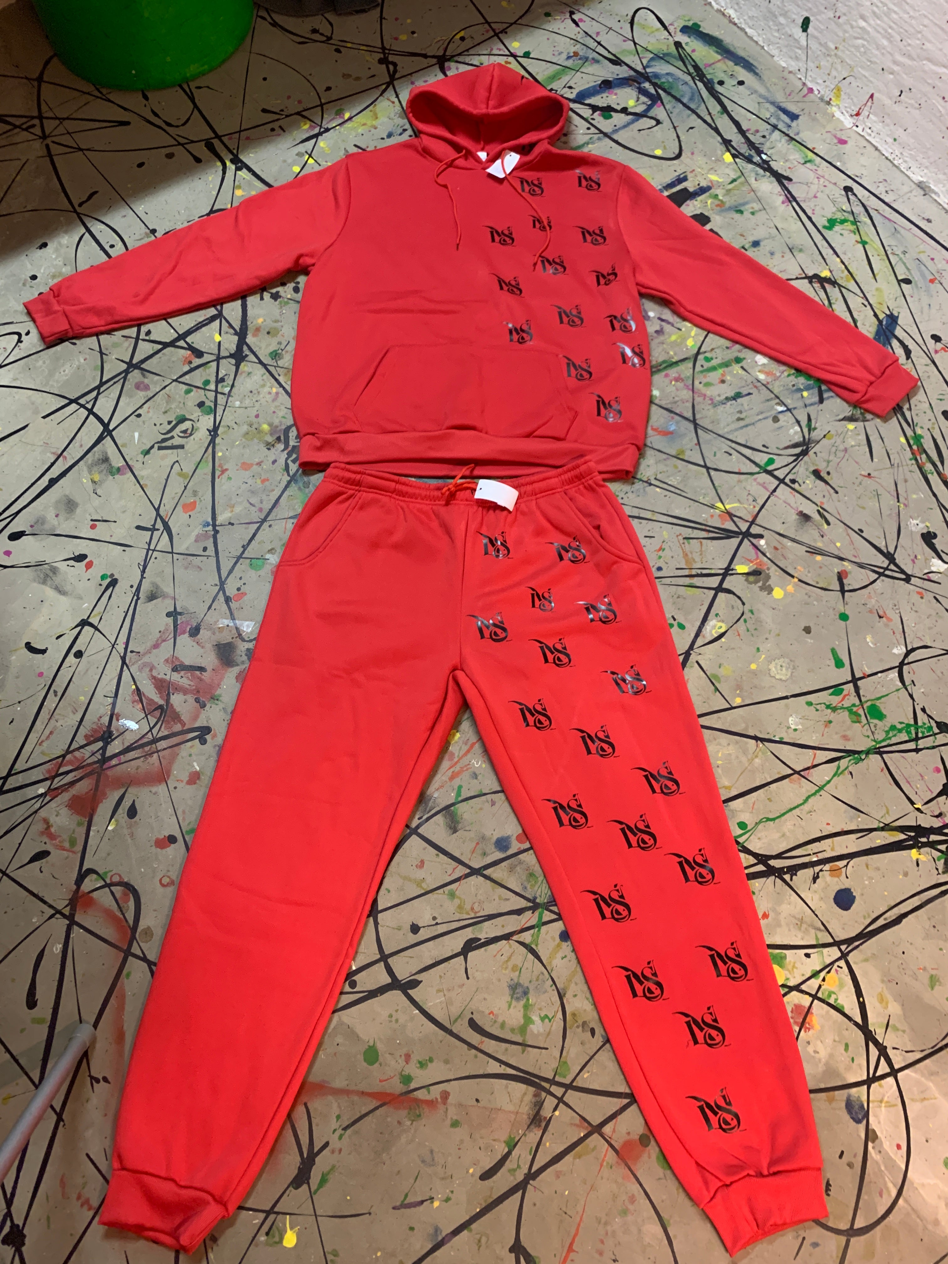 MLS joggingsæt Rød