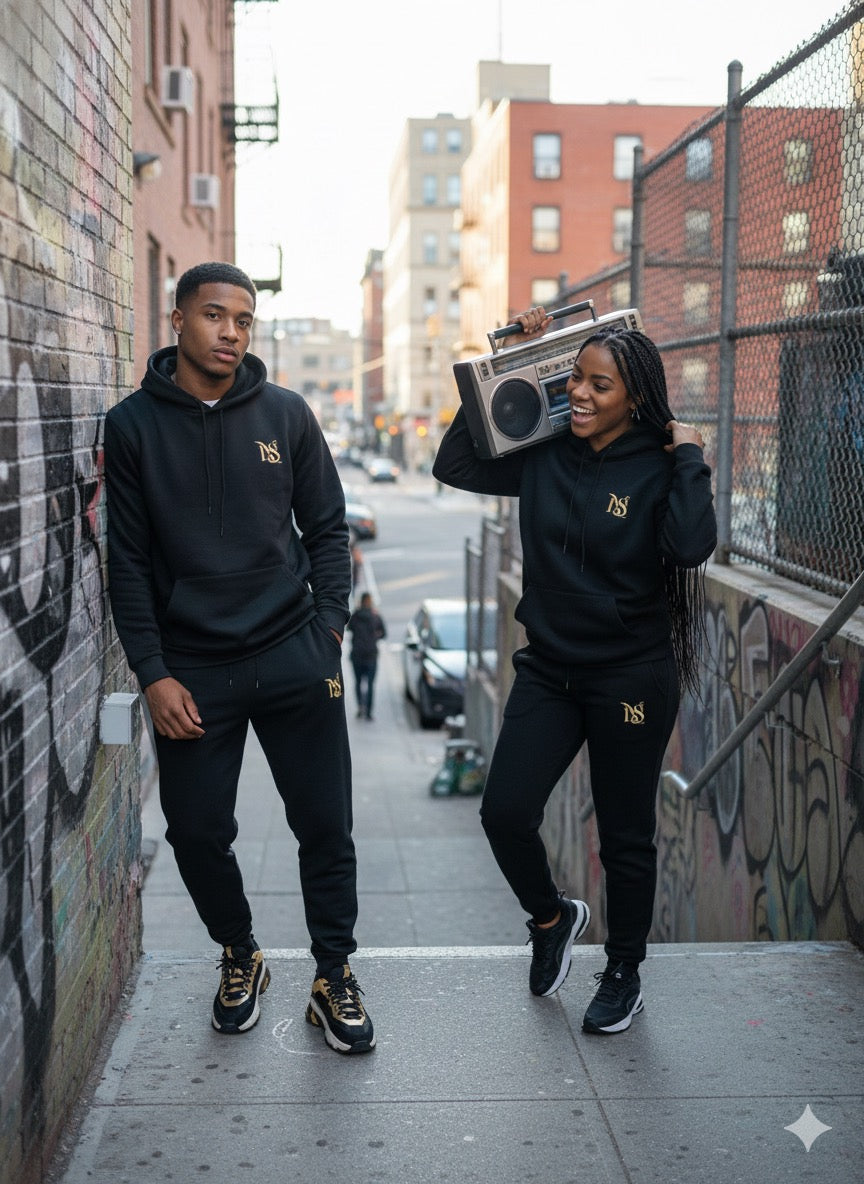 Joggingsæt MLS i sort