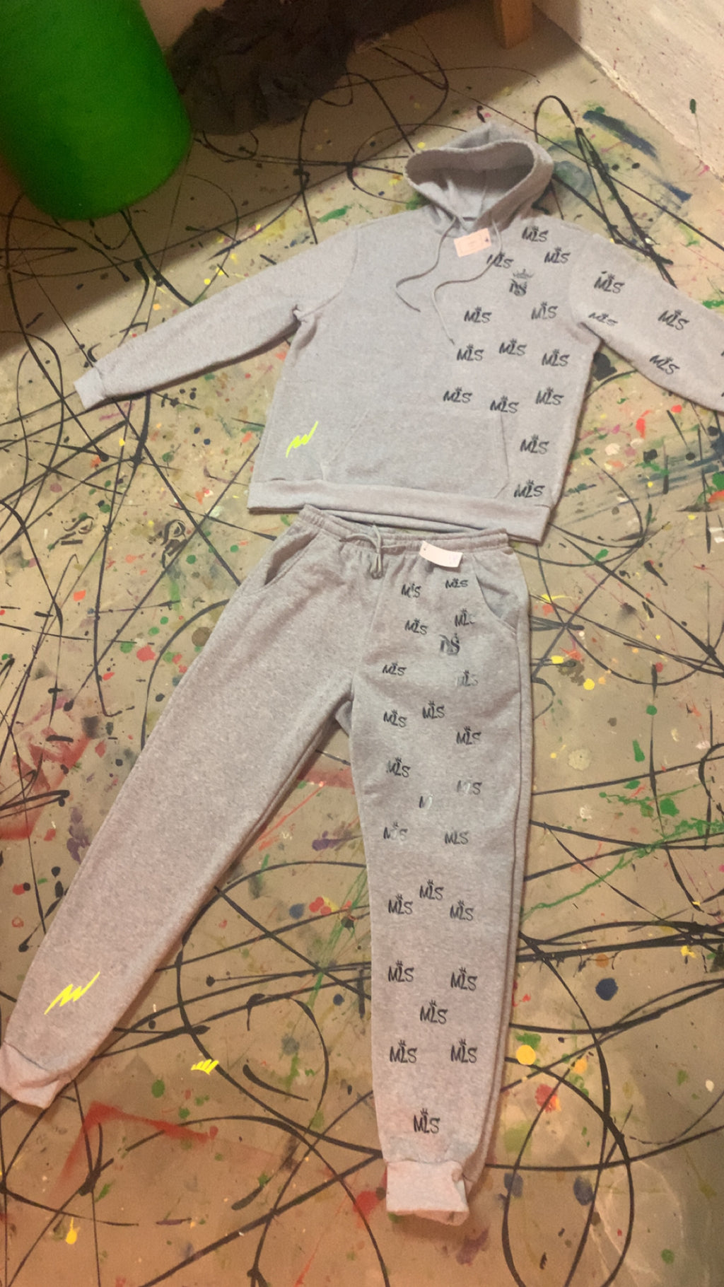 Joggingsæt MLS i lysgrå