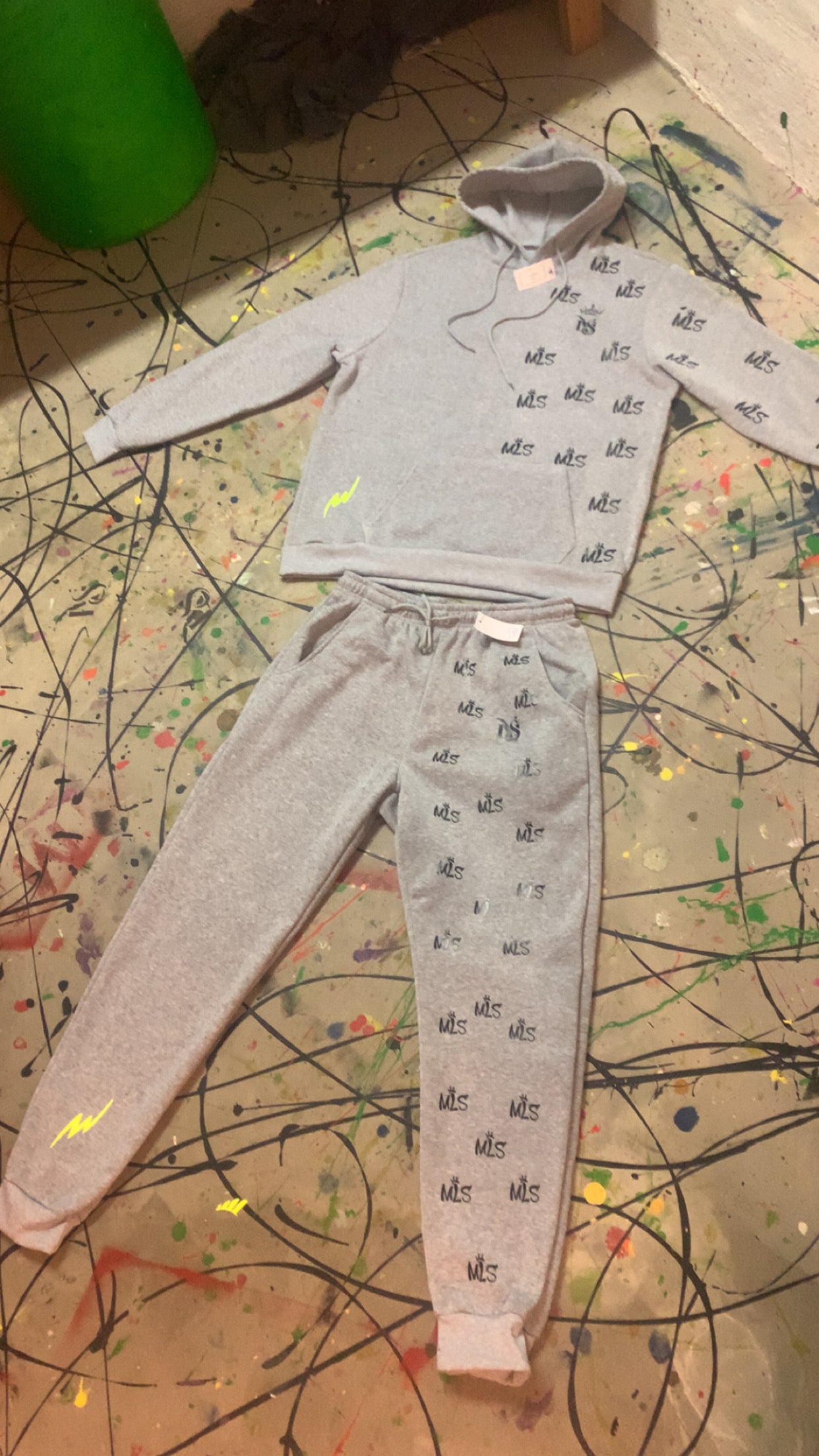 Joggingsæt MLS i lysgrå