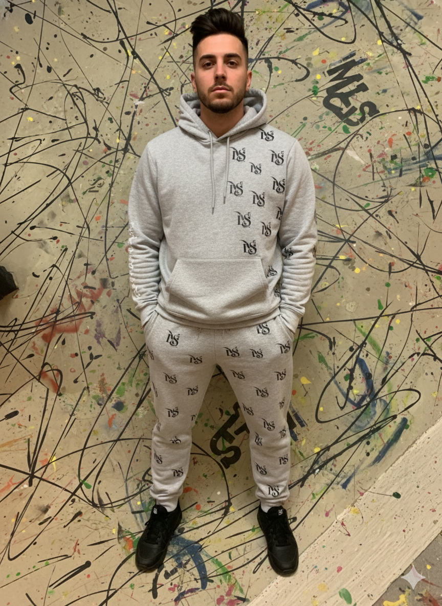 MLS joggingsæt grå