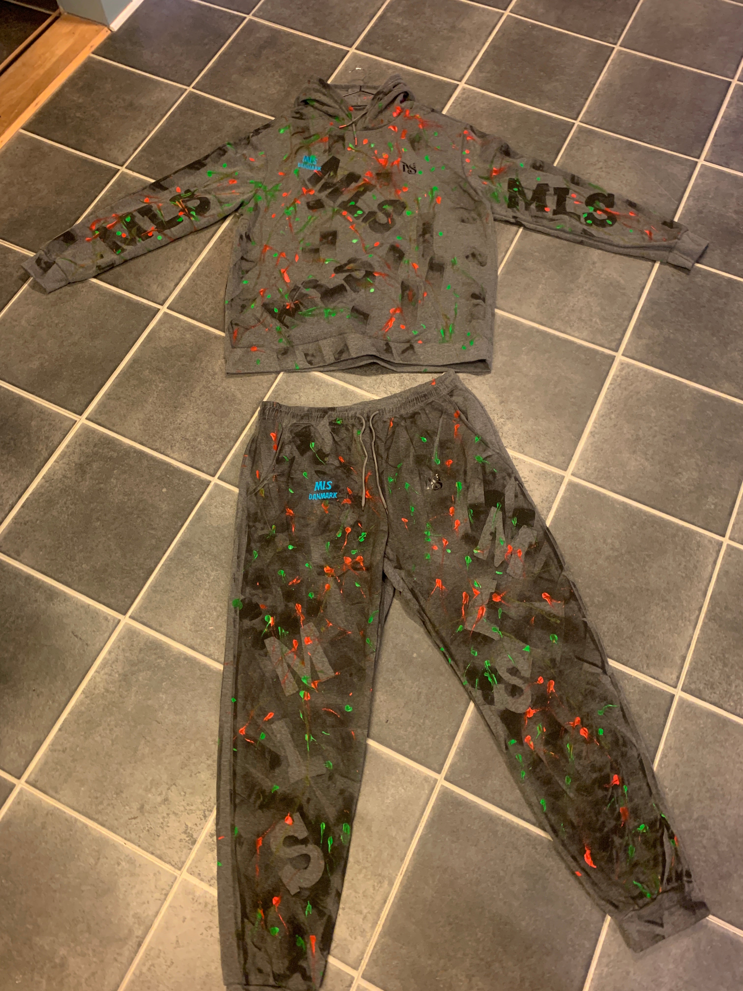 MLS Sæt MørkGrå splatter