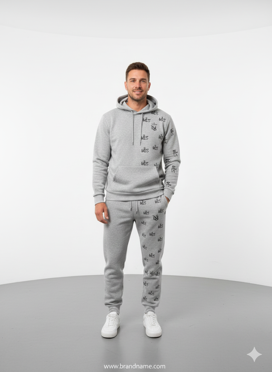 Joggingsæt MLS i lysgrå